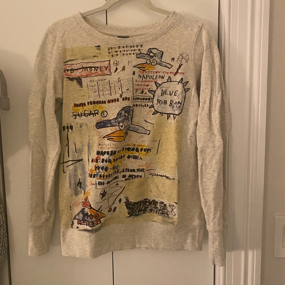 SPRZ x Jean Michel Basquiat crewneck sweater